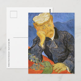 Vincent Van Gogh - Portret van dokter Paul Gachet Briefkaart