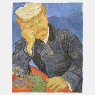 Vincent Van Gogh - Portret van dokter Paul Gachet Fleece Deken