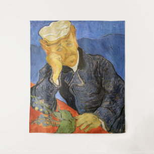 Vincent Van Gogh - Portret van Dokter Paul Gachet Wandkleed