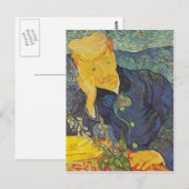Vincent Van Gogh - Portret van Dr. Gachet Briefkaart (Voorkant / Achterkant)