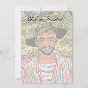 Vincent van Gogh - portret van een jonge boer Kaart