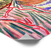 Vincent van Gogh - portret van een jonge boer Poster (Hoek)