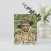 Vincent van Gogh - Portret van een jongere Briefkaart (Staand voorkant)