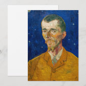 Vincent Van Gogh - Portret van Eugene Boch, Arles Kaart (Voorkant / Achterkant)