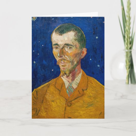Vincent Van Gogh - Portret van Eugene Boch, Arles Kaart (Voorkant)