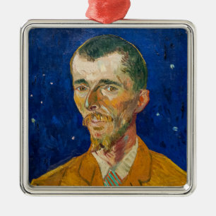 Vincent Van Gogh - Portret van Eugene Boch, Arles Metalen Ornament
