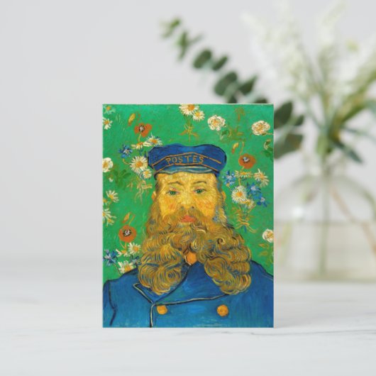 Vincent van Gogh - Portret van Joseph Roulin Briefkaart (Staand voorkant)