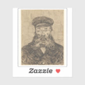 Vincent van Gogh - Portret van Joseph Roulin Sticker (Vel)