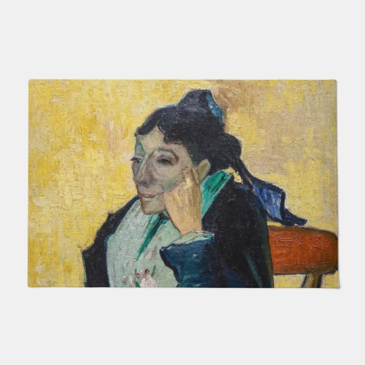 Vincent Van Gogh - Portret van Madame Ginoux Deurmat (Voorkant)