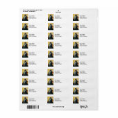 Vincent Van Gogh - Portret van Madame Ginoux Etiket (Full Sheet)