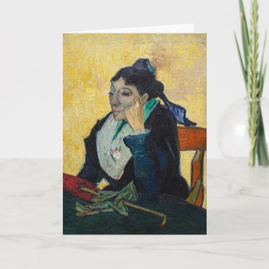 Vincent Van Gogh - Portret van Madame Ginoux Kaart (Voorkant)