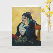 Vincent Van Gogh - Portret van Madame Ginoux Kaart (Gele Bloem)
