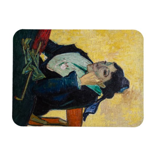 Vincent Van Gogh - Portret van Madame Ginoux Magneet (Horizontaal)