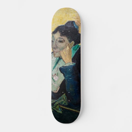 Vincent Van Gogh - Portret van Madame Ginoux Persoonlijk Skateboard (Voorkant)