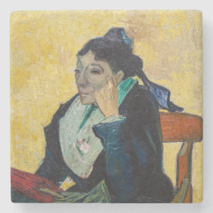 Vincent Van Gogh - Portret van Madame Ginoux Stenen Onderzetter