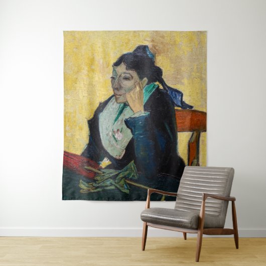 Vincent Van Gogh - Portret van Madame Ginoux Wandkleed (In situ)