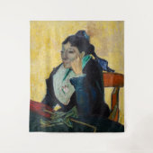 Vincent Van Gogh - Portret van Madame Ginoux Wandkleed (Voorkant)