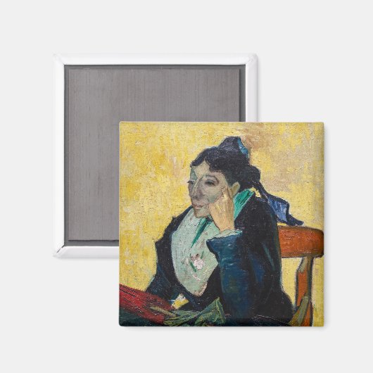 Vincent Van Gogh - Portret van Mevrouw Ginoux Magneet (Voorkant / Achterkant)