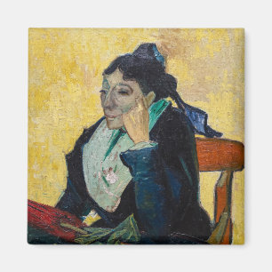Vincent Van Gogh - Portret van Mevrouw Ginoux Magneet