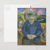 Vincent Van Gogh - Portret van Pere Tanguy Briefkaart (Voorkant / Achterkant)