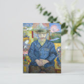 Vincent van Gogh - Portret van Pere Tanguy Briefkaart (Staand voorkant)