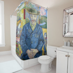 Vincent van Gogh - Portret van Pere Tanguy Douchegordijn