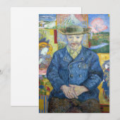 Vincent van Gogh - Portret van Pere Tanguy Kaart (Voorkant / Achterkant)