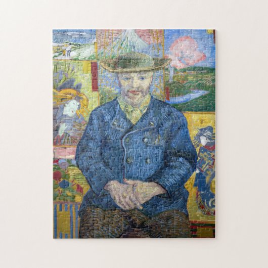 Vincent van Gogh - Portret van Pere Tanguy Legpuzzel (Verticaal)