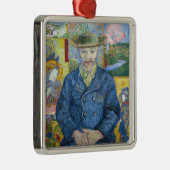 Vincent van Gogh - Portret van Pere Tanguy Metalen Ornament (Rechts)