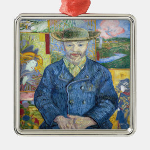 Vincent van Gogh - Portret van Pere Tanguy Metalen Ornament