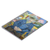 Vincent van Gogh - Portret van Pere Tanguy Notitieboek (Linkerzijde)