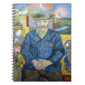 Vincent van Gogh - Portret van Pere Tanguy Notitieboek (Voorkant)