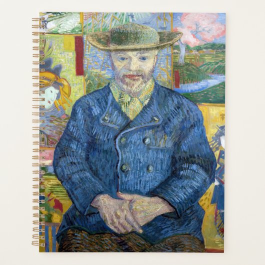 Vincent van Gogh - Portret van Pere Tanguy Planner (Voorkant)