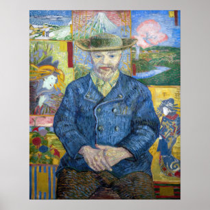 Vincent van Gogh - Portret van Pere Tanguy Poster