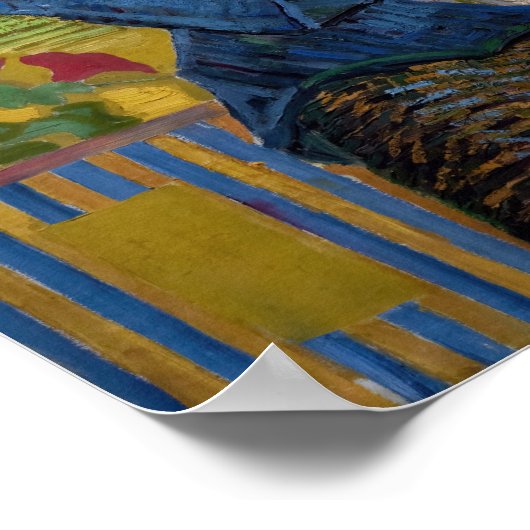 Vincent van Gogh - Portret van Pere Tanguy Poster (Hoek)