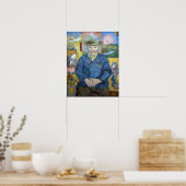 Vincent van Gogh - Portret van Pere Tanguy Poster (Keuken)