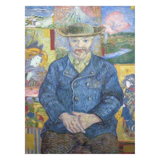 Vincent van Gogh - Portret van Pere Tanguy Tafelkleed (Voorkant)