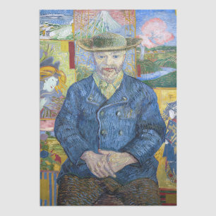 Vincent van Gogh - Portret van Pere Tanguy Tissuepapier
