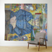 Vincent van Gogh - Portret van Pere Tanguy Wandkleed (In Situ (horizontaal))