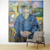 Vincent van Gogh - Portret van Pere Tanguy Wandkleed (In situ)