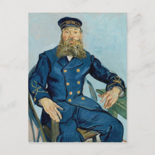 Vincent Van Gogh Portret van Postman Joseph Roulin Briefkaart