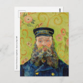Vincent Van Gogh - Postbode Joseph Roulin Briefkaart (Voorkant / Achterkant)
