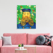 Vincent Van Gogh - Postbode Joseph Roulin Canvas Afdruk (Insitu (Woonkamer))