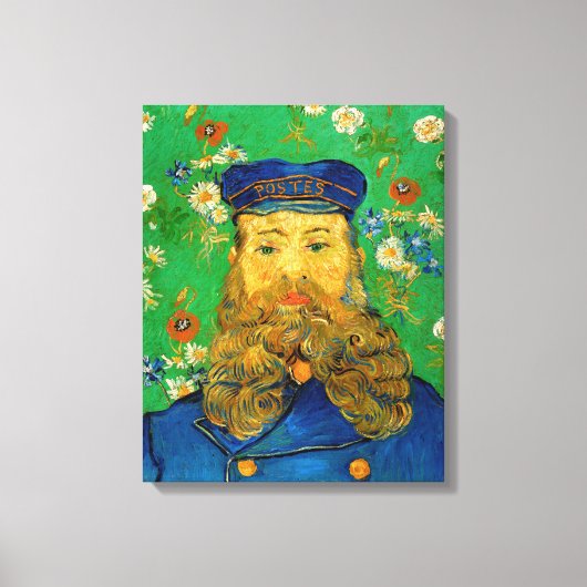 Vincent Van Gogh - Postbode Joseph Roulin Canvas Afdruk (Voorkant)