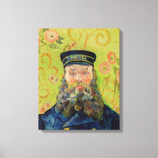Vincent Van Gogh - Postbode Joseph Roulin Canvas Afdruk (Voorkant)
