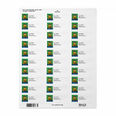 Vincent Van Gogh - Postbode Joseph Roulin Etiket (Full Sheet)
