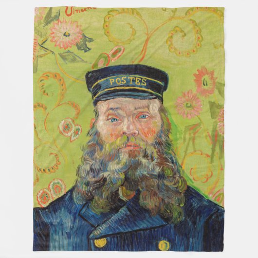 Vincent Van Gogh - Postbode Joseph Roulin Fleece Deken (Voorkant)