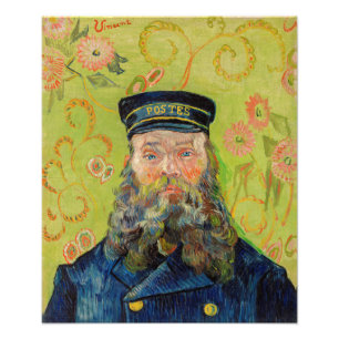 Vincent Van Gogh - Postbode Joseph Roulin Foto Afdruk