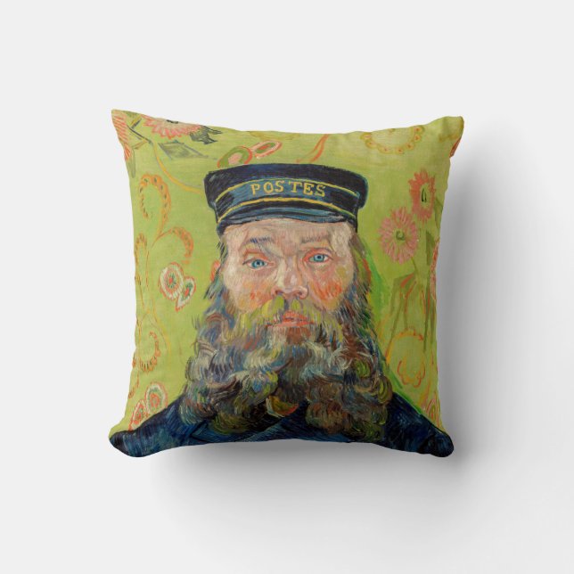 Vincent Van Gogh - Postbode Joseph Roulin Kussen (Voorkant)