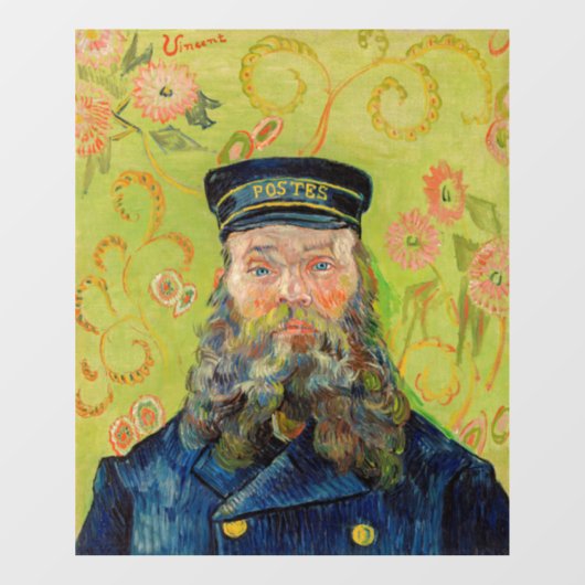 Vincent Van Gogh - Postbode Joseph Roulin Raamsticker (Vel)